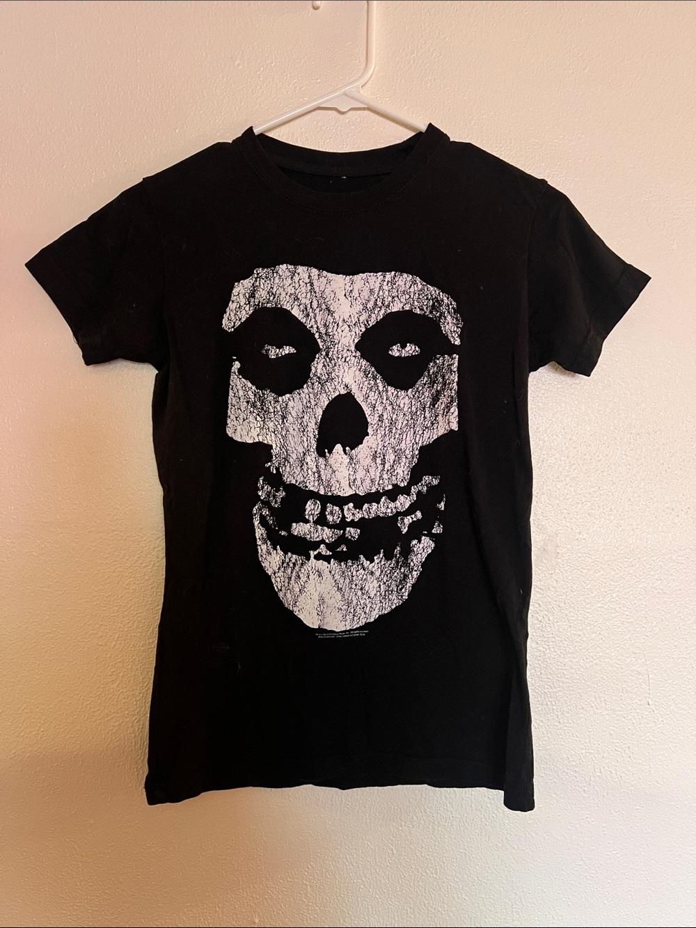 Black Graphic Skull Tee